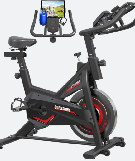 Home Gym Essential: Stationary Exercise Bike with LCD Monitor