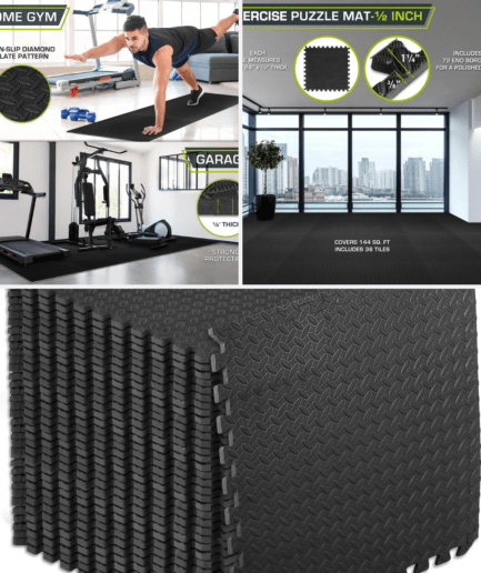 ProsourceFit Mat: Versatile Floor Padding for Home Gym