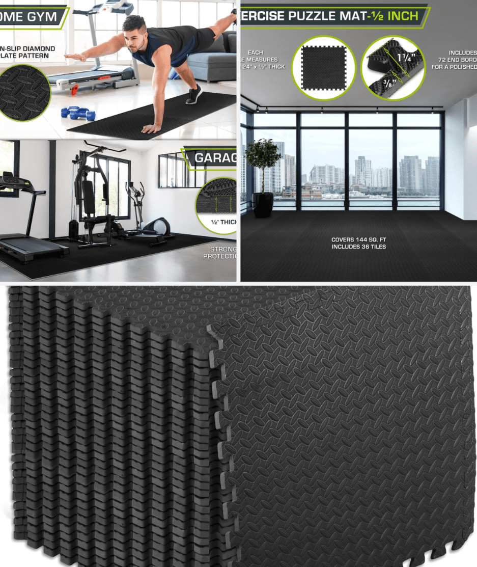 ProsourceFit Mat: Versatile Floor Padding for Home Gym