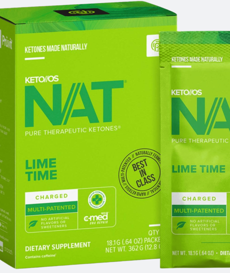 PRÜVIT Keto//OS NAT Lime Time - Energy Boost Supplement