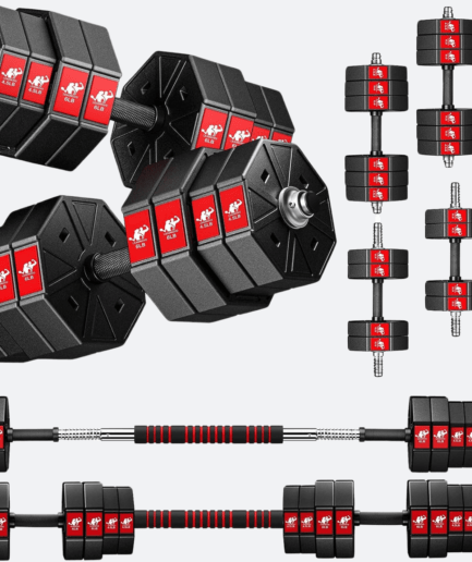 Home Fitness Powerhouse: Adjustable Dumbbells Set