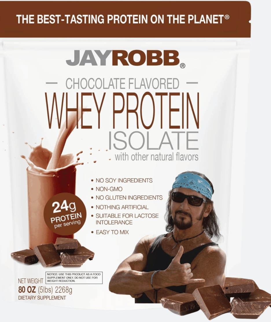 Decadent Chocolate Bliss: JAYROBB Whey Protein - 5lb