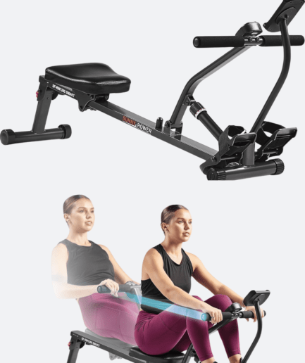 Enhanced Rowing Machine with 12 Resistance Levels: SunnyFit