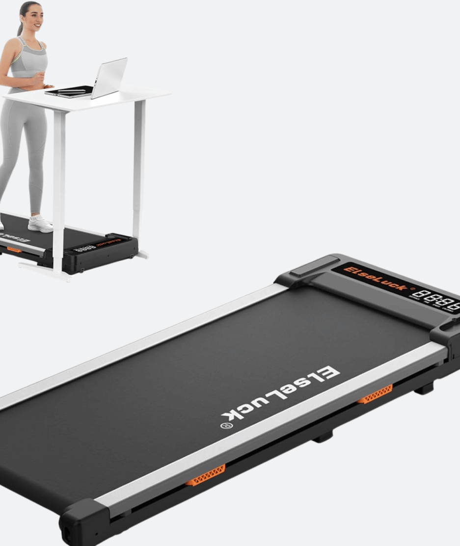 2-in-1 Walking Jogging Machine: Portable Desk Treadmill